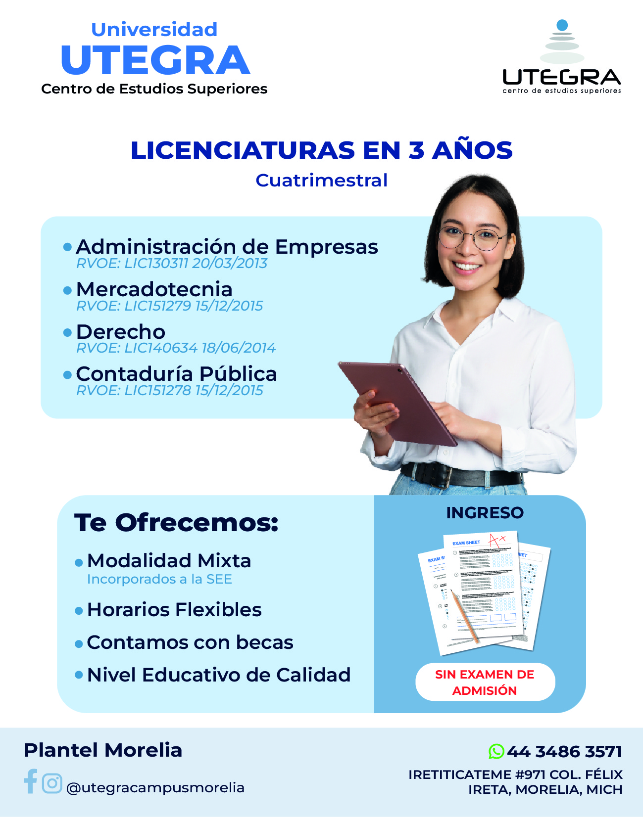 CONVENIO DE PROMOCIÓN ACADÉMICA CON UTEGRA MORELIA